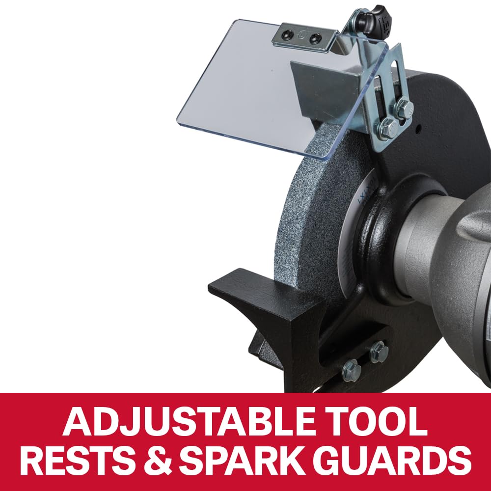JET 10-Inch Industrial Bench Grinder, 1800 RPM, 1-1/2 HP, 1Ph 115V